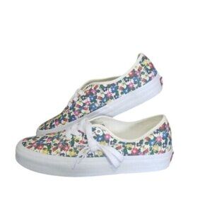 Vans Authentic Floral Womens Sneakers Size 6.5 New Skater Bloomcore Feminine